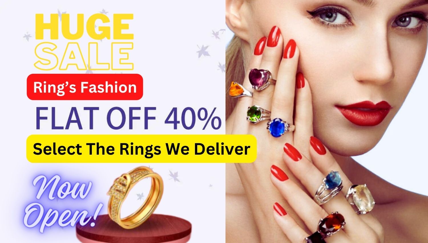 Korean Fashion Hot Sale Women Elegant Ring Set 7PCS Sun Flower New Fashion  Rings Jewelry | Wish